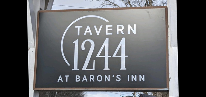 Tavern 1244 at Baron's Inn announced opening for dinner reservations